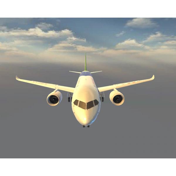 C919-飞机-客机-VR/AR模型-3D城